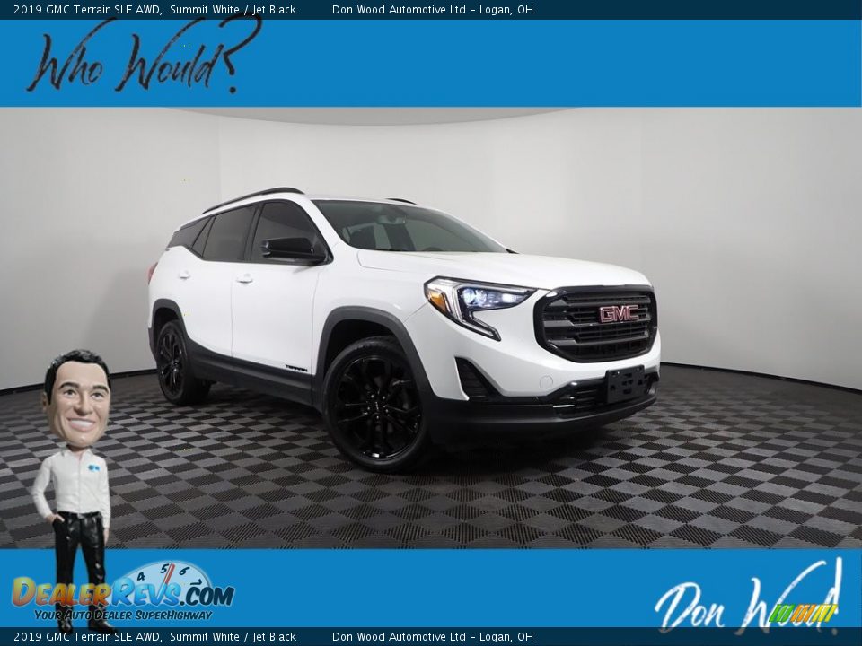 2019 GMC Terrain SLE AWD Summit White / Jet Black Photo #1