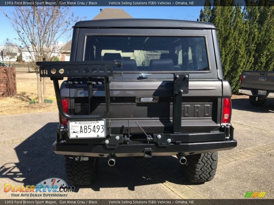 1969 Ford Bronco Sport Wagon Gun Metal Gray / Black Photo #4