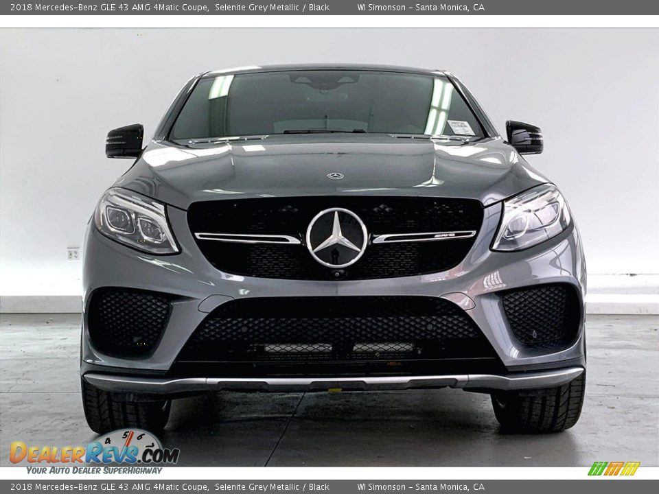 2018 Mercedes-Benz GLE 43 AMG 4Matic Coupe Selenite Grey Metallic / Black Photo #2