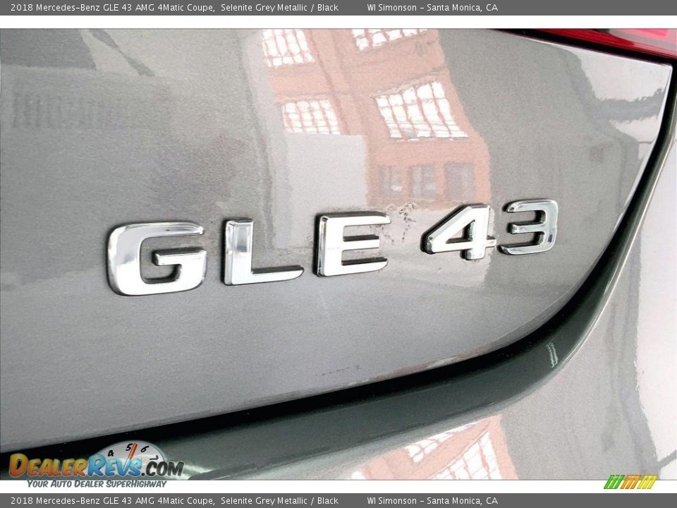 2018 Mercedes-Benz GLE 43 AMG 4Matic Coupe Selenite Grey Metallic / Black Photo #7
