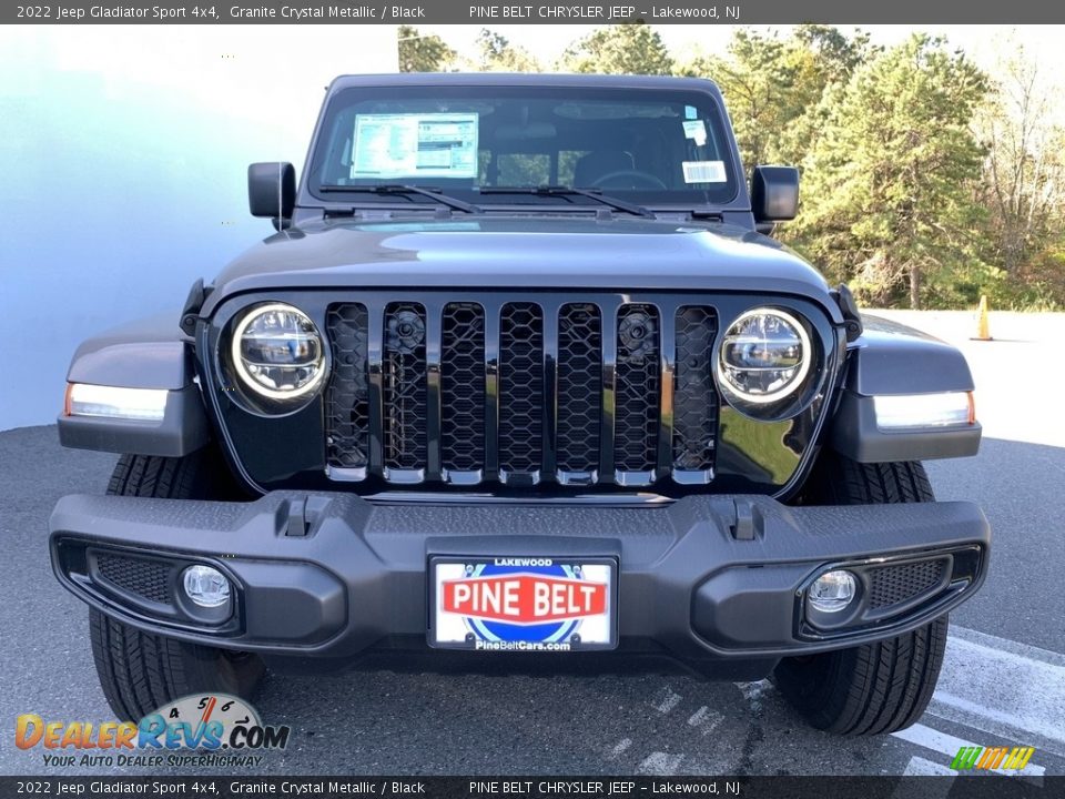 2022 Jeep Gladiator Sport 4x4 Granite Crystal Metallic / Black Photo #3