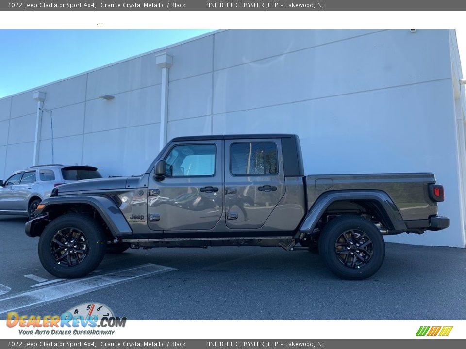 2022 Jeep Gladiator Sport 4x4 Granite Crystal Metallic / Black Photo #4