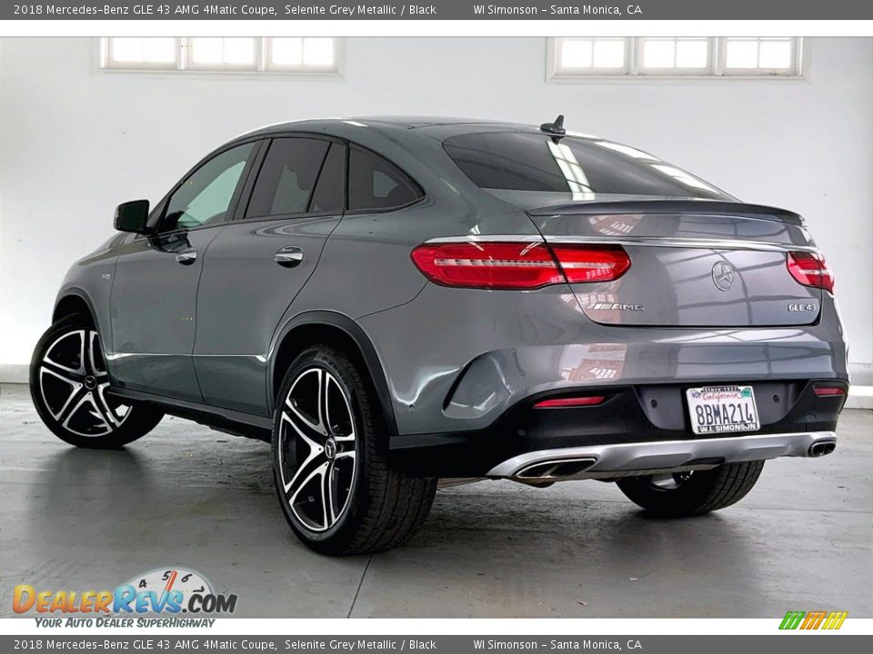 2018 Mercedes-Benz GLE 43 AMG 4Matic Coupe Selenite Grey Metallic / Black Photo #10