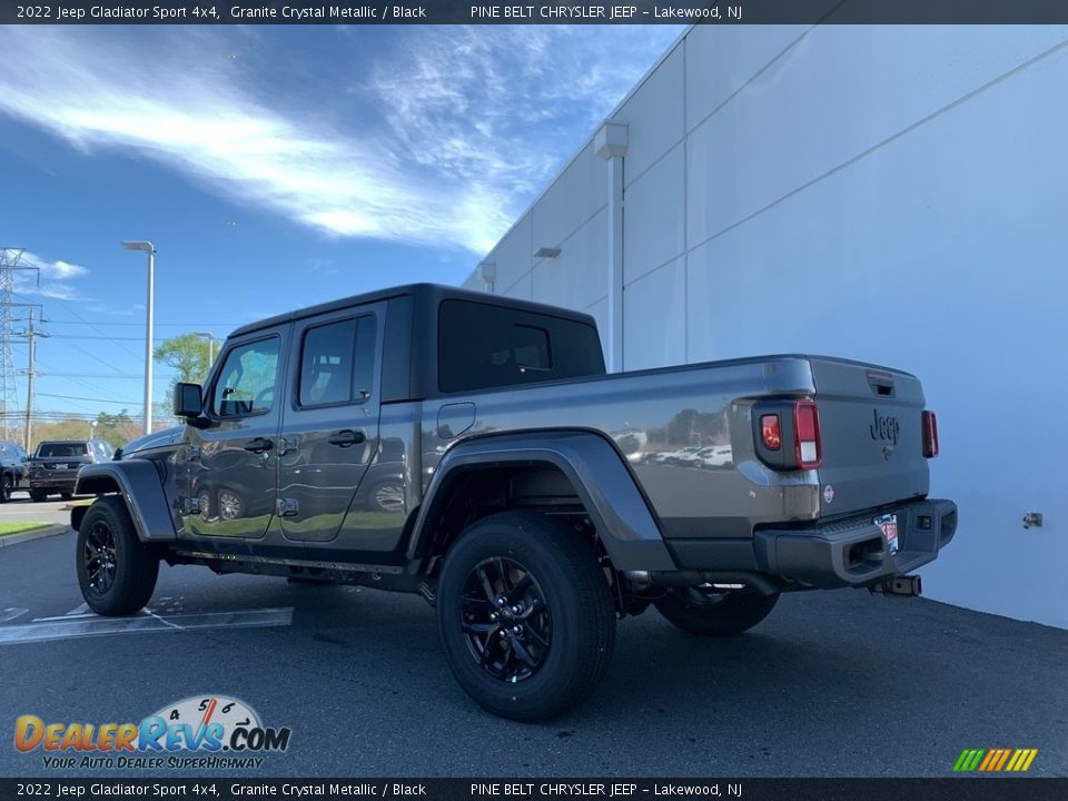 2022 Jeep Gladiator Sport 4x4 Granite Crystal Metallic / Black Photo #6