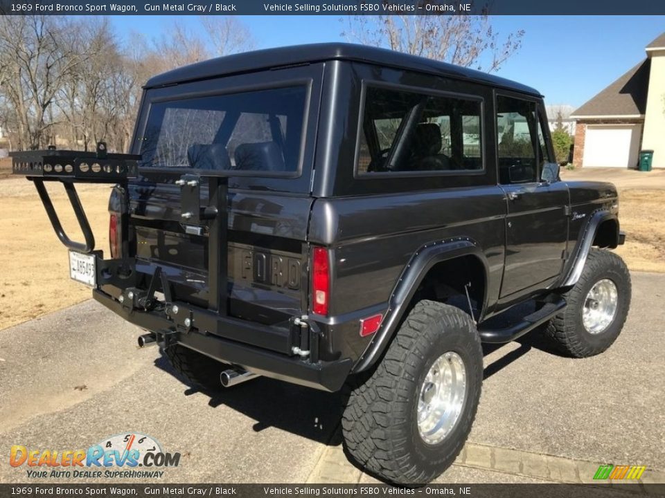 1969 Ford Bronco Sport Wagon Gun Metal Gray / Black Photo #14