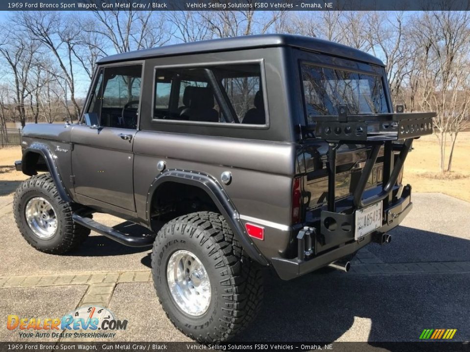 1969 Ford Bronco Sport Wagon Gun Metal Gray / Black Photo #15