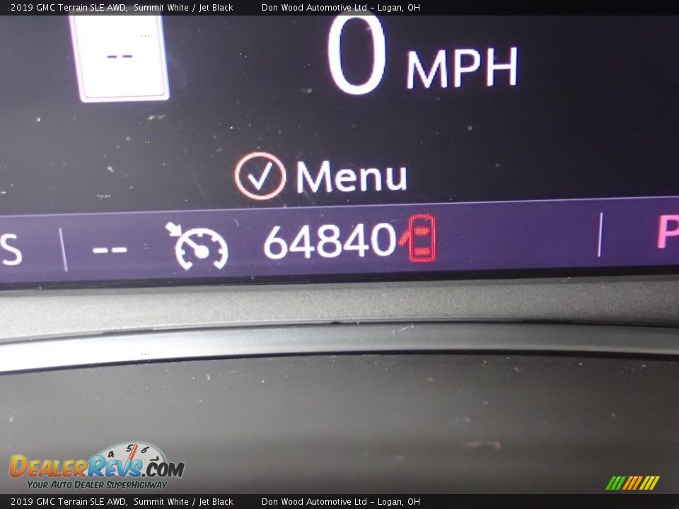 2019 GMC Terrain SLE AWD Summit White / Jet Black Photo #35