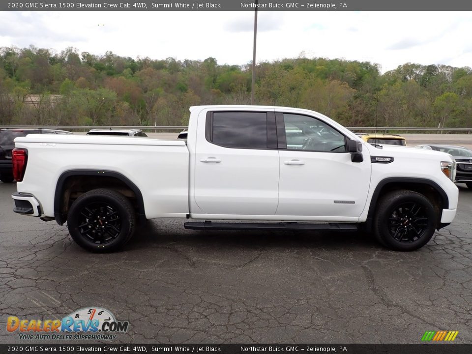 Summit White 2020 GMC Sierra 1500 Elevation Crew Cab 4WD Photo #8