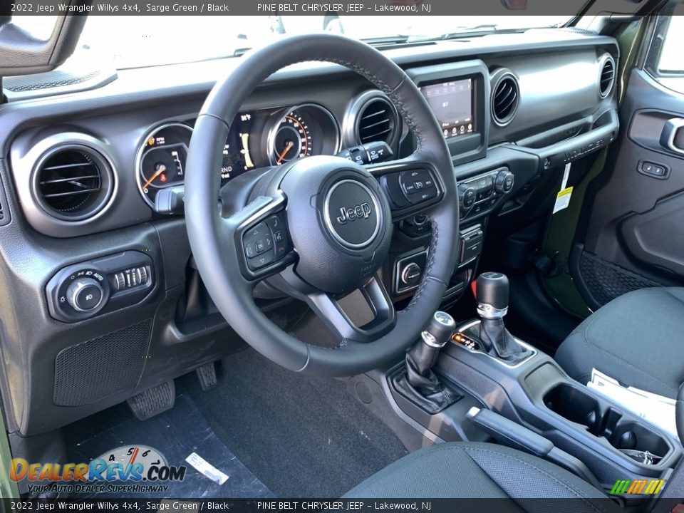 Dashboard of 2022 Jeep Wrangler Willys 4x4 Photo #13