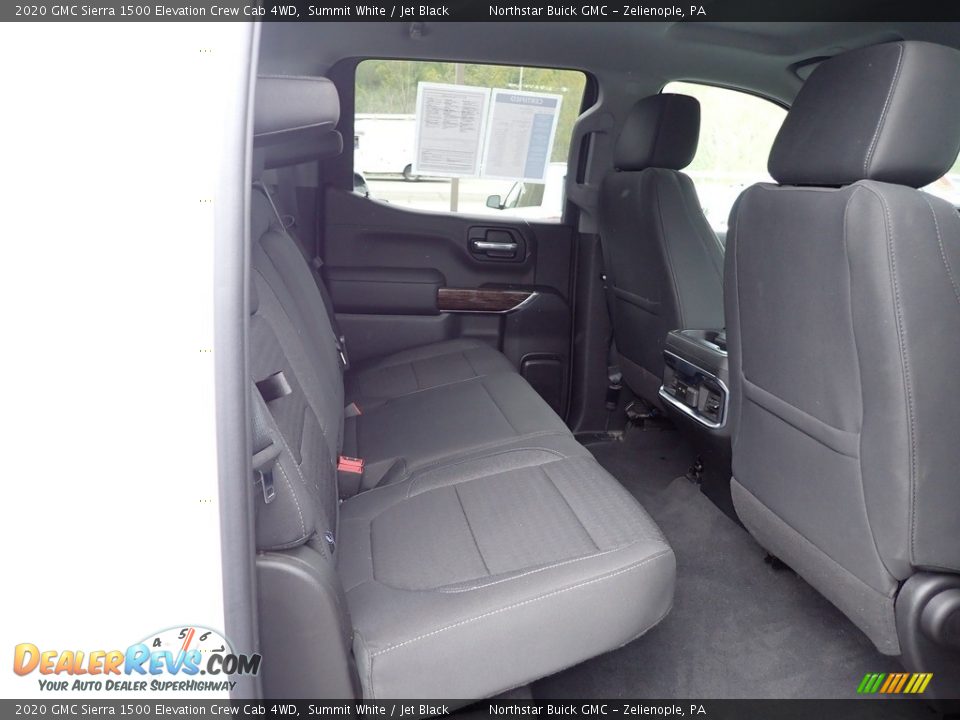 Rear Seat of 2020 GMC Sierra 1500 Elevation Crew Cab 4WD Photo #16