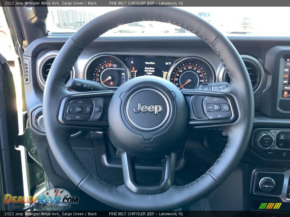 2022 Jeep Wrangler Willys 4x4 Steering Wheel Photo #16