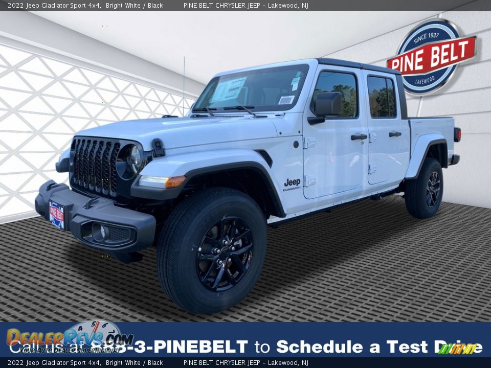 2022 Jeep Gladiator Sport 4x4 Bright White / Black Photo #1