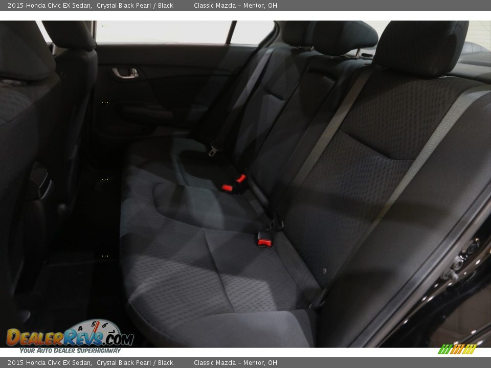 2015 Honda Civic EX Sedan Crystal Black Pearl / Black Photo #20