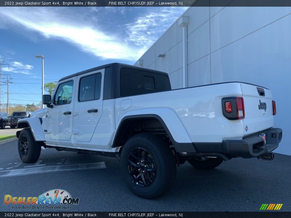 2022 Jeep Gladiator Sport 4x4 Bright White / Black Photo #6