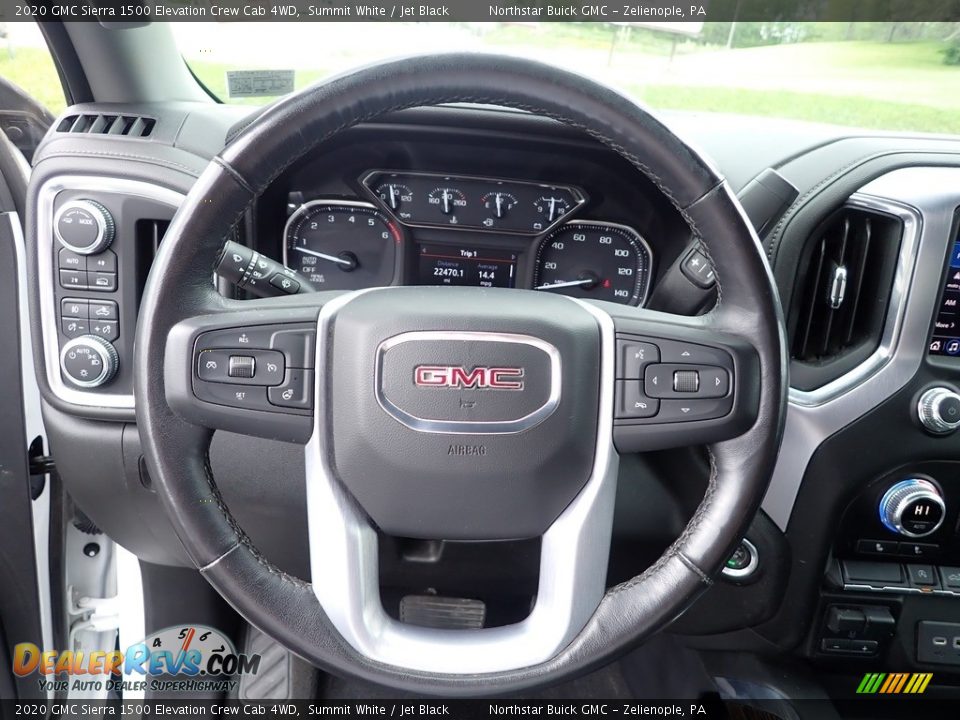 2020 GMC Sierra 1500 Elevation Crew Cab 4WD Steering Wheel Photo #26