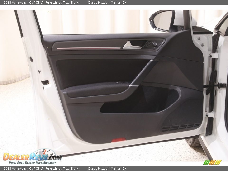 2018 Volkswagen Golf GTI S Pure White / Titan Black Photo #4