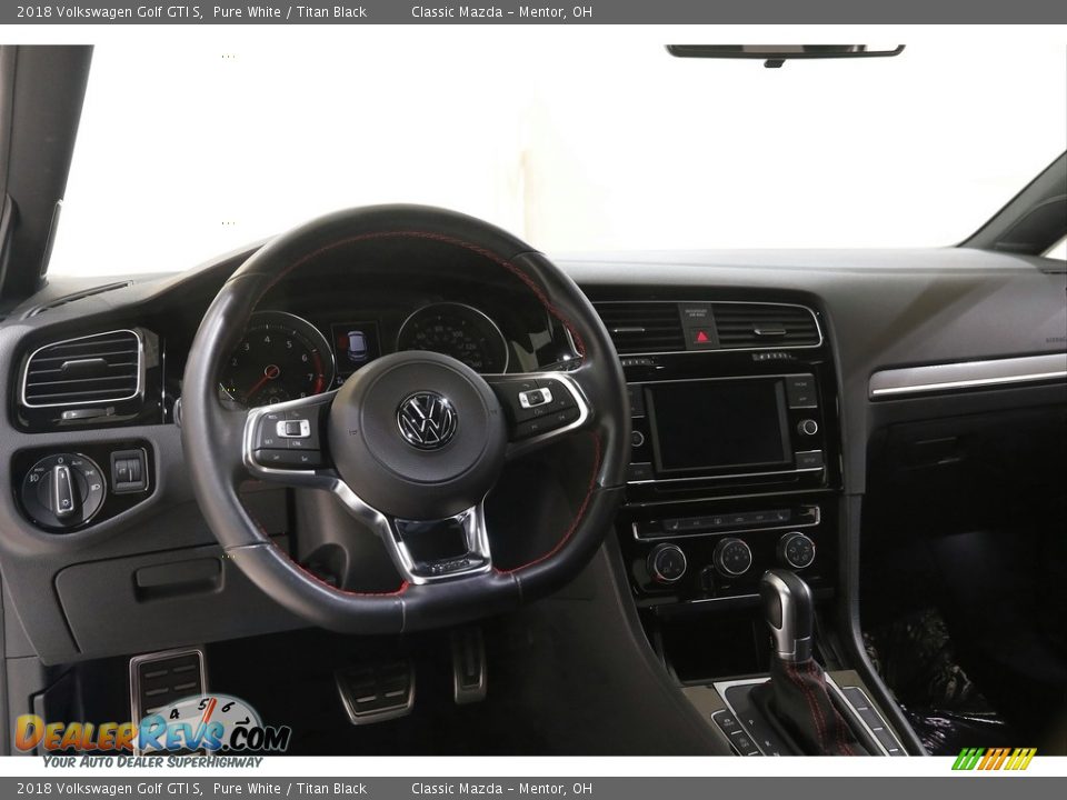 2018 Volkswagen Golf GTI S Pure White / Titan Black Photo #6