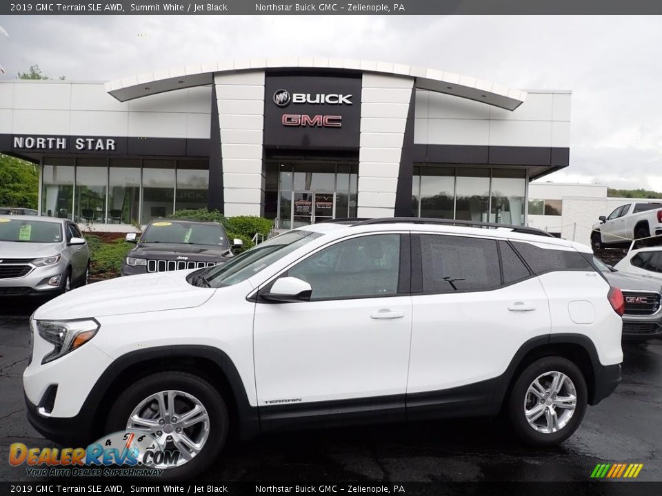 2019 GMC Terrain SLE AWD Summit White / Jet Black Photo #1