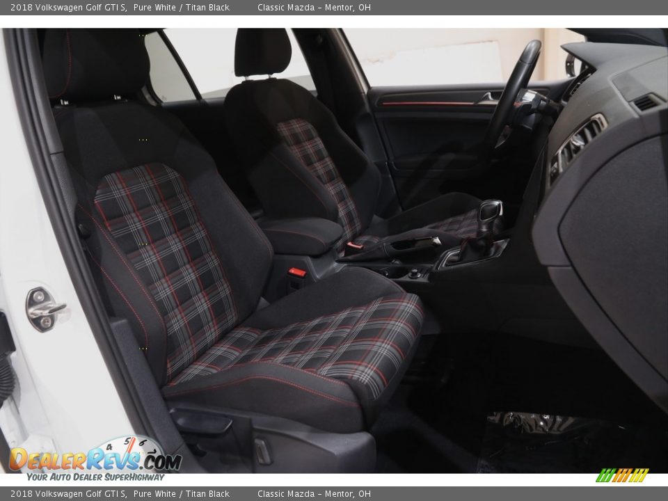 2018 Volkswagen Golf GTI S Pure White / Titan Black Photo #14