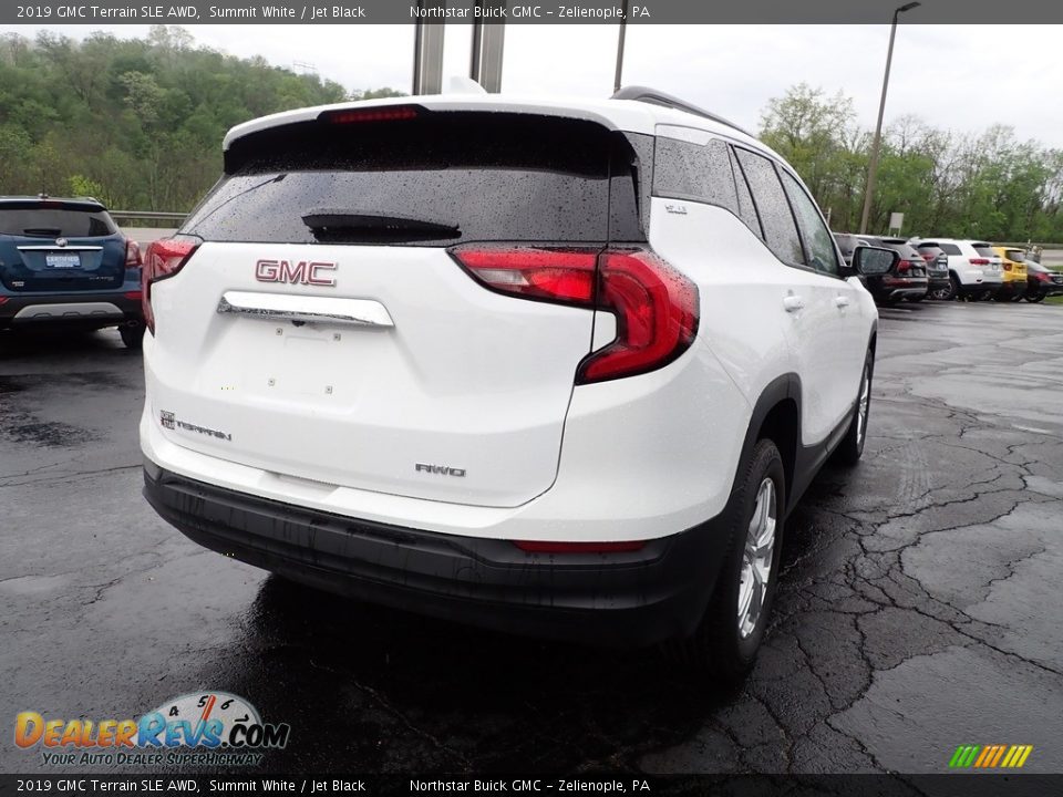 2019 GMC Terrain SLE AWD Summit White / Jet Black Photo #6