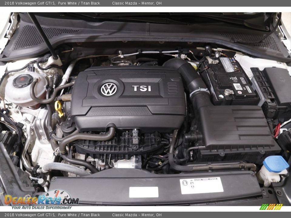 2018 Volkswagen Golf GTI S Pure White / Titan Black Photo #18