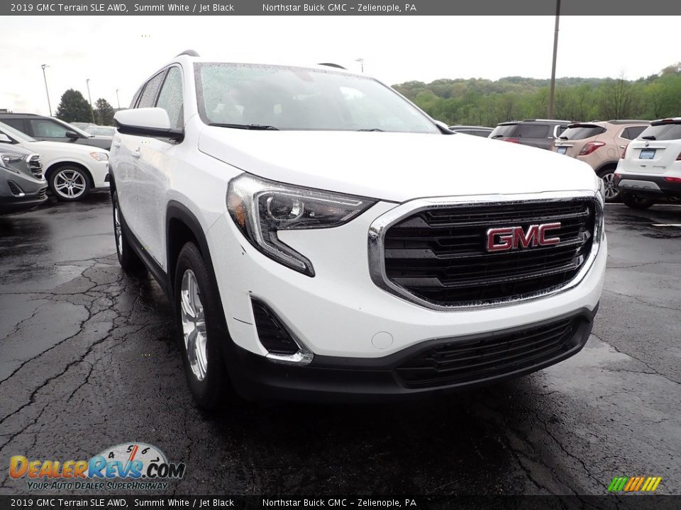 2019 GMC Terrain SLE AWD Summit White / Jet Black Photo #10