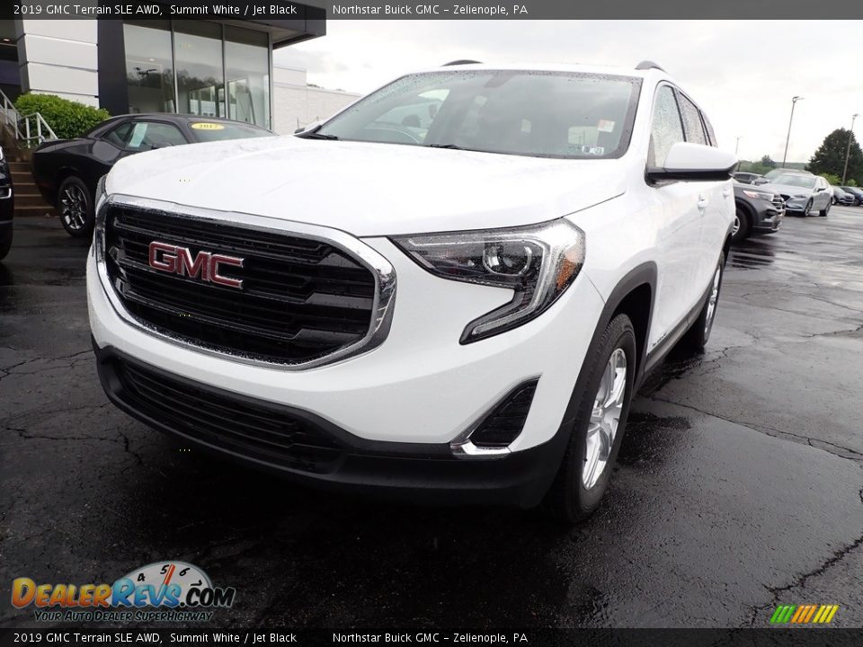 2019 GMC Terrain SLE AWD Summit White / Jet Black Photo #12