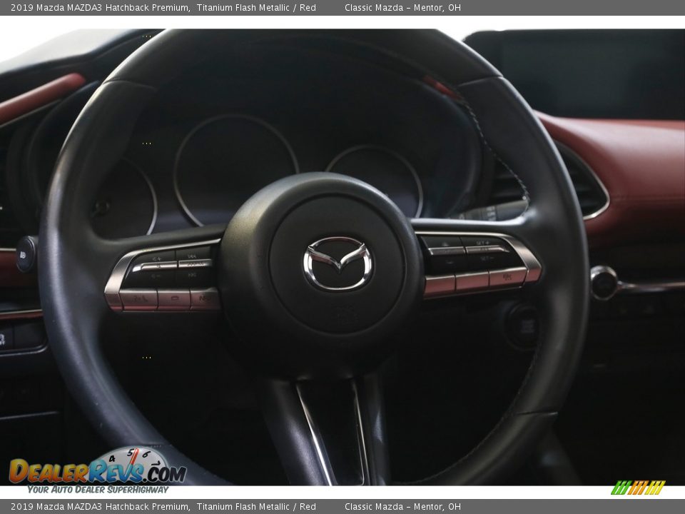 2019 Mazda MAZDA3 Hatchback Premium Steering Wheel Photo #7