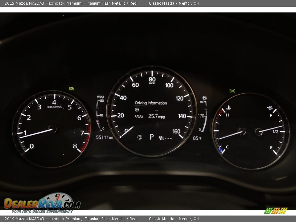 2019 Mazda MAZDA3 Hatchback Premium Gauges Photo #8