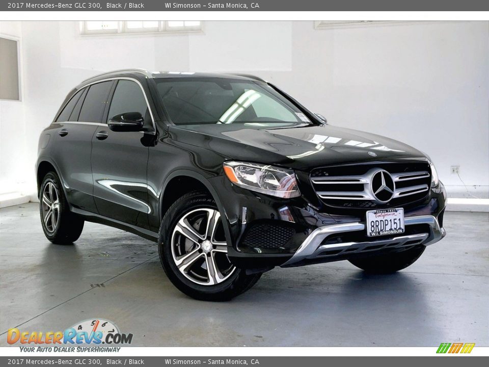 2017 Mercedes-Benz GLC 300 Black / Black Photo #34