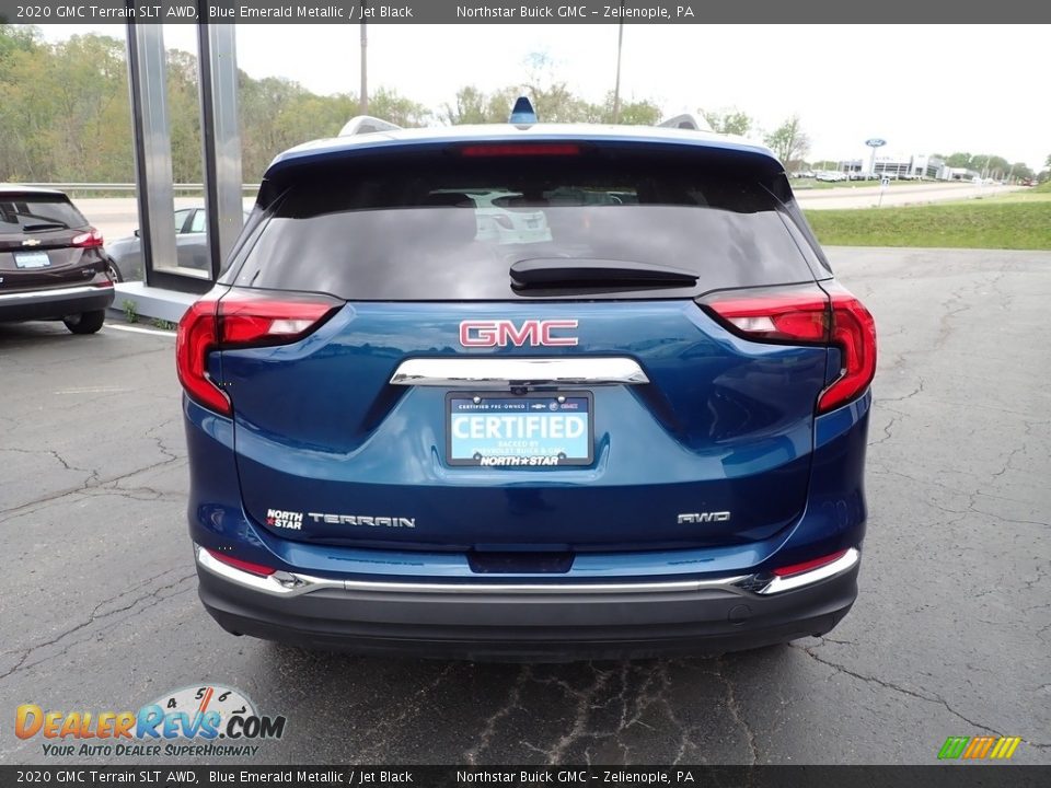 2020 GMC Terrain SLT AWD Blue Emerald Metallic / Jet Black Photo #5