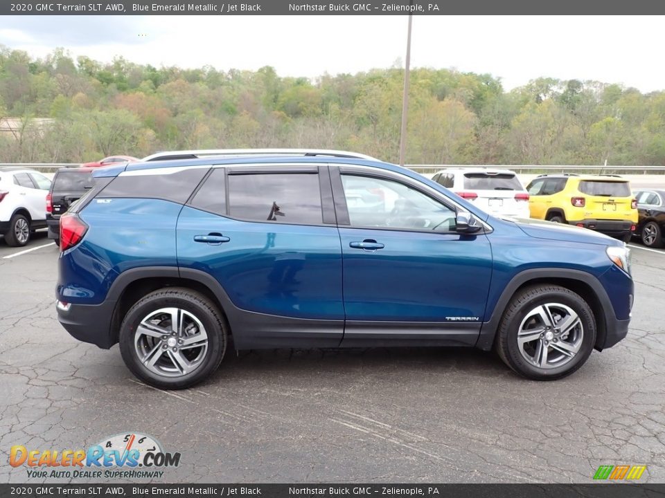 Blue Emerald Metallic 2020 GMC Terrain SLT AWD Photo #8