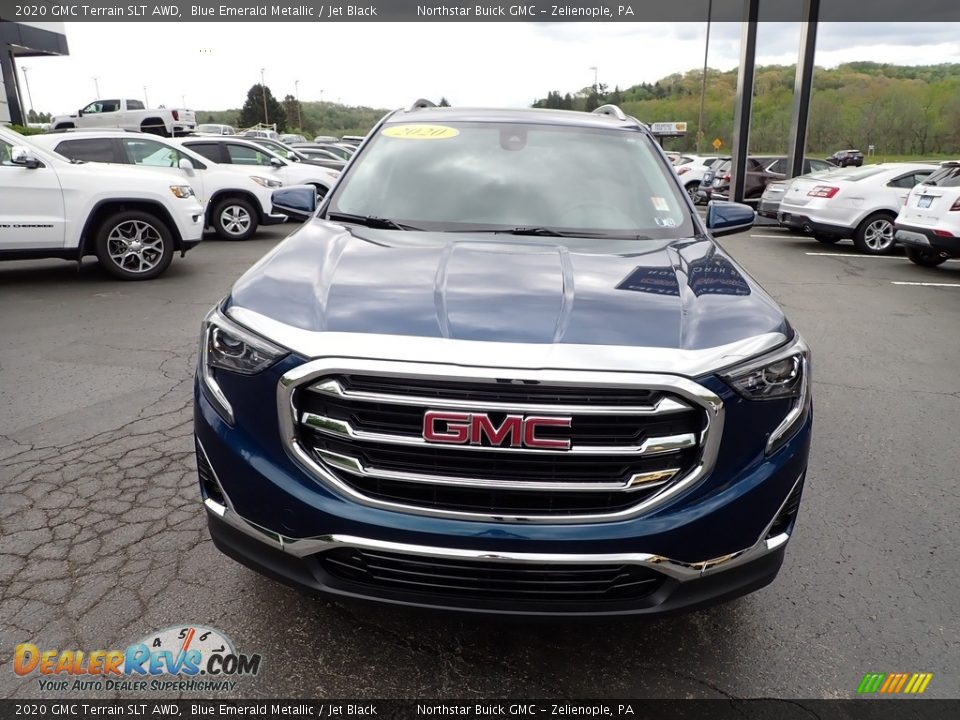 2020 GMC Terrain SLT AWD Blue Emerald Metallic / Jet Black Photo #11
