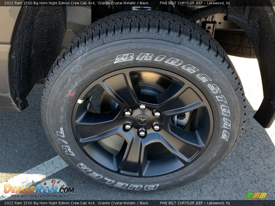 2022 Ram 1500 Big Horn Night Edition Crew Cab 4x4 Wheel Photo #9