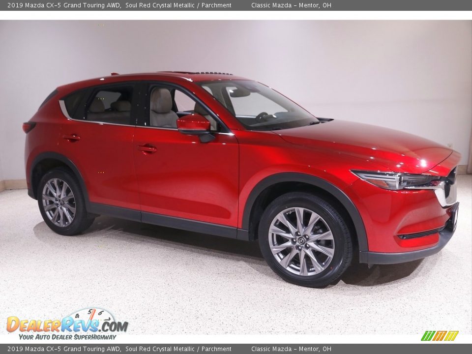2019 Mazda CX-5 Grand Touring AWD Soul Red Crystal Metallic / Parchment Photo #1