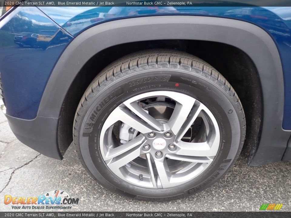 2020 GMC Terrain SLT AWD Blue Emerald Metallic / Jet Black Photo #13