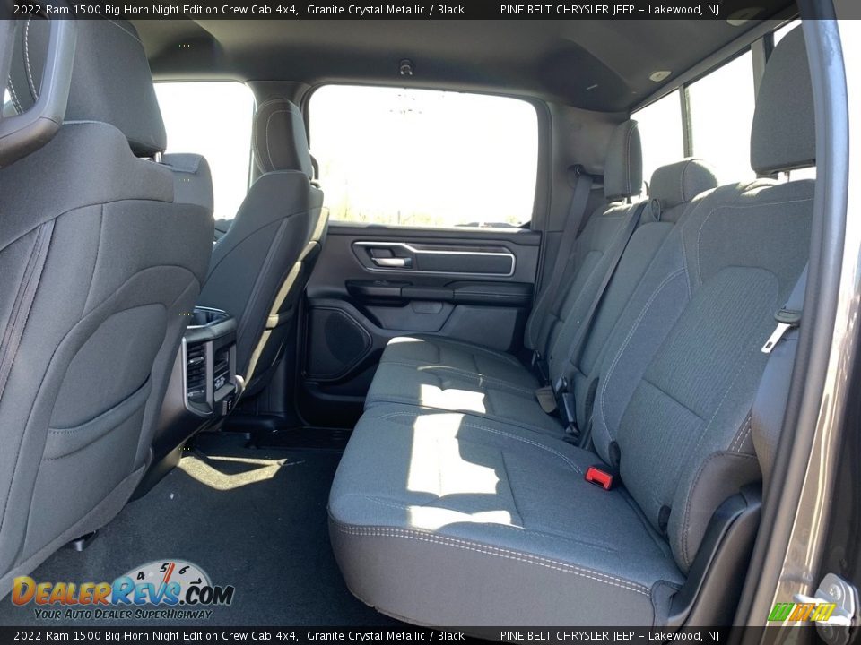 2022 Ram 1500 Big Horn Night Edition Crew Cab 4x4 Granite Crystal Metallic / Black Photo #10