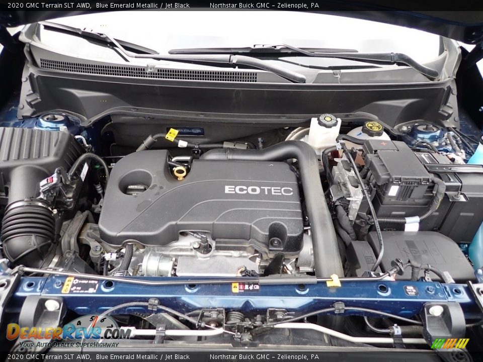 2020 GMC Terrain SLT AWD Blue Emerald Metallic / Jet Black Photo #14