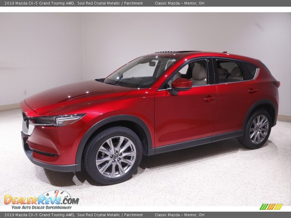 2019 Mazda CX-5 Grand Touring AWD Soul Red Crystal Metallic / Parchment Photo #3