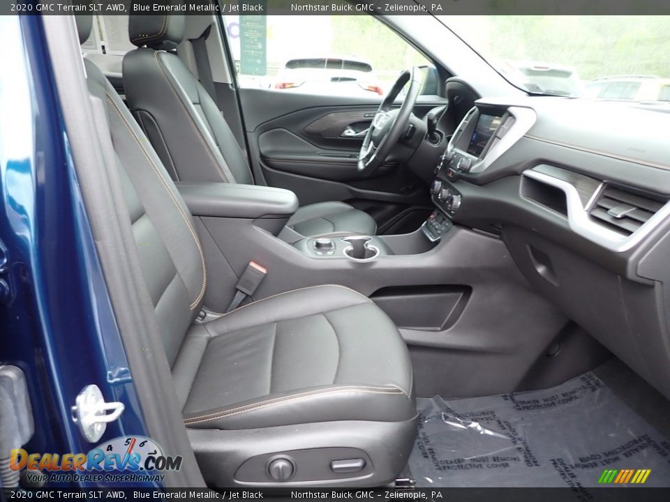 2020 GMC Terrain SLT AWD Blue Emerald Metallic / Jet Black Photo #15