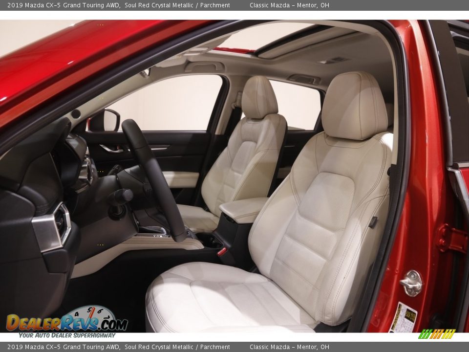 2019 Mazda CX-5 Grand Touring AWD Soul Red Crystal Metallic / Parchment Photo #5