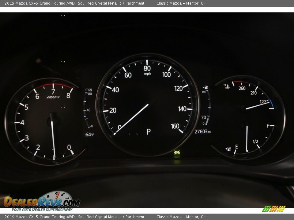 2019 Mazda CX-5 Grand Touring AWD Soul Red Crystal Metallic / Parchment Photo #8