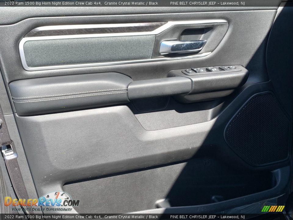 2022 Ram 1500 Big Horn Night Edition Crew Cab 4x4 Granite Crystal Metallic / Black Photo #15
