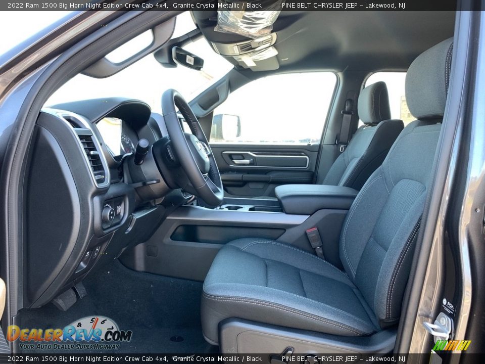 Front Seat of 2022 Ram 1500 Big Horn Night Edition Crew Cab 4x4 Photo #16
