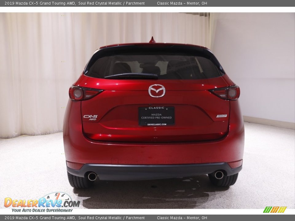 2019 Mazda CX-5 Grand Touring AWD Soul Red Crystal Metallic / Parchment Photo #19