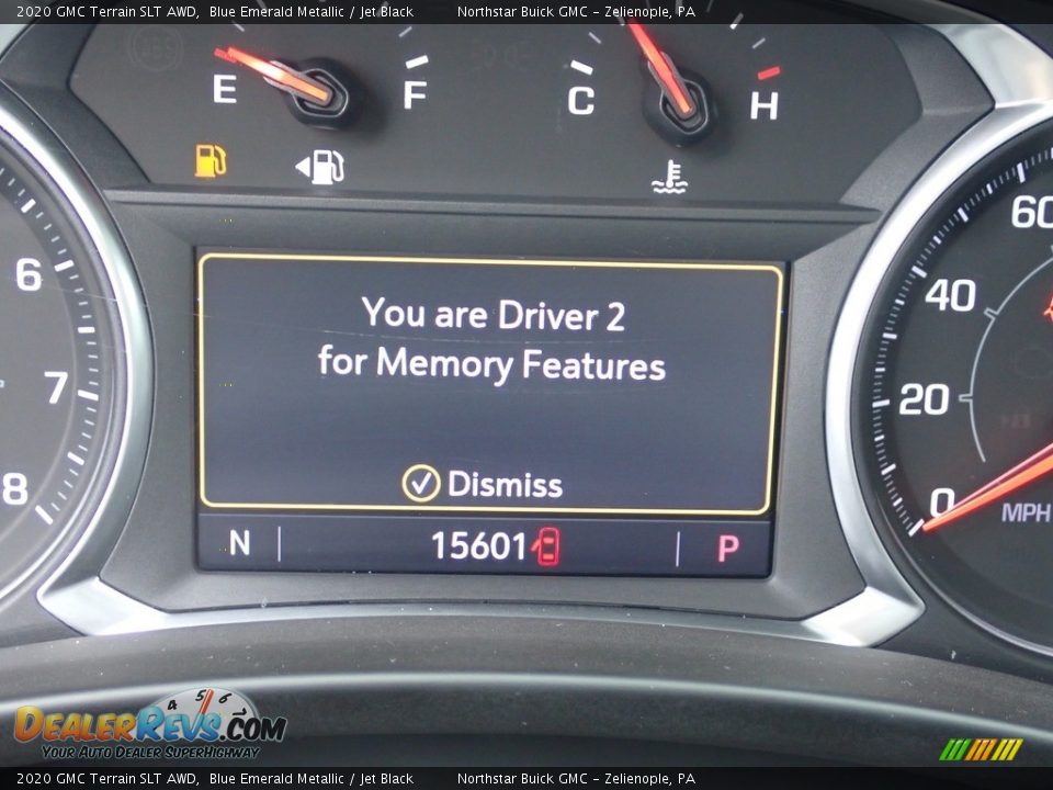 2020 GMC Terrain SLT AWD Blue Emerald Metallic / Jet Black Photo #28