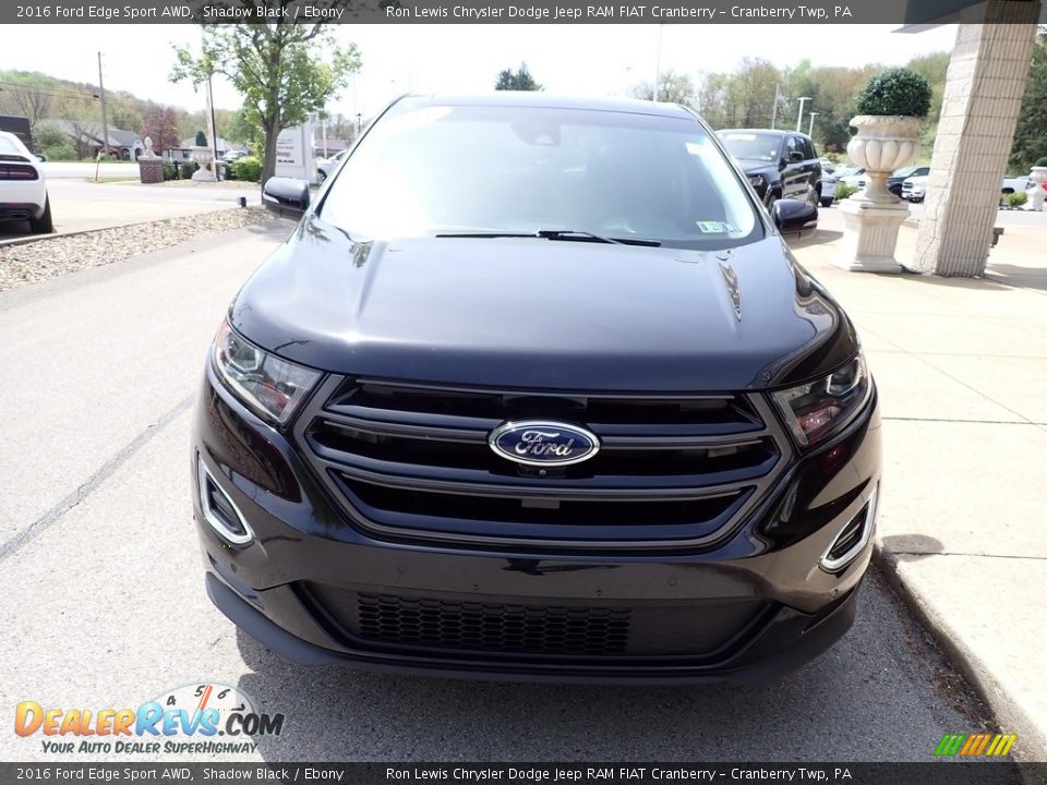 2016 Ford Edge Sport AWD Shadow Black / Ebony Photo #3