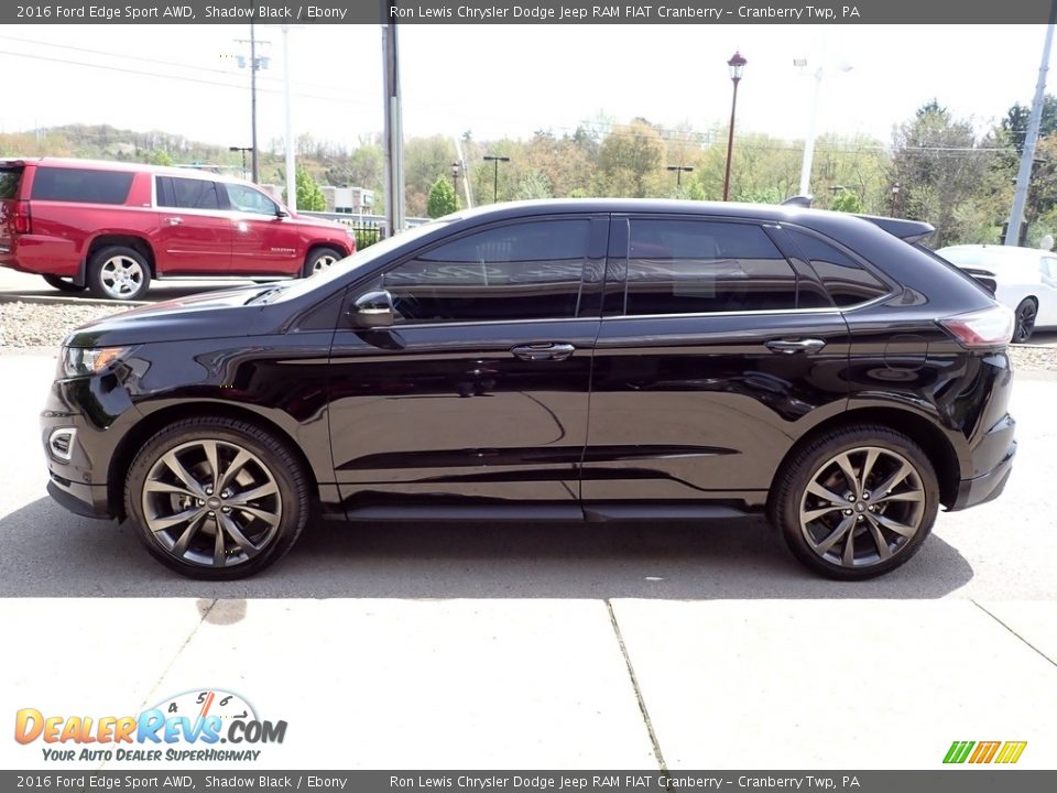 2016 Ford Edge Sport AWD Shadow Black / Ebony Photo #5