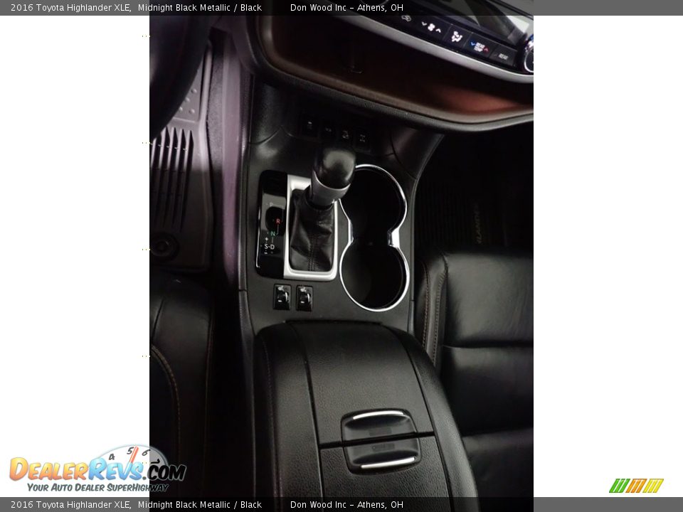2016 Toyota Highlander XLE Midnight Black Metallic / Black Photo #36