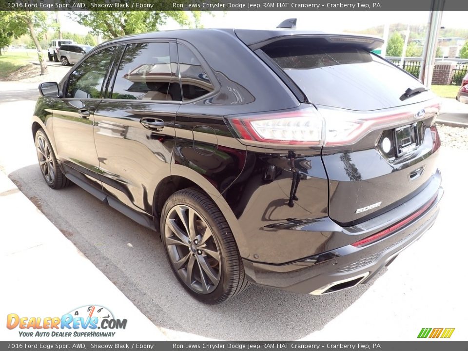 2016 Ford Edge Sport AWD Shadow Black / Ebony Photo #6